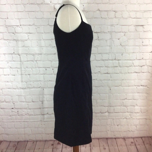 Express Black Spaghetti Strap Fully Lined Dress - Size 3/4 - Picture 4 of 8